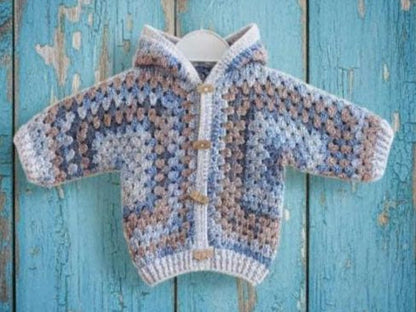 Granny Square Jacket Crochet Pattern