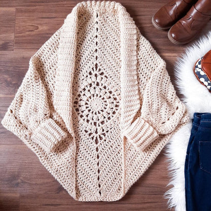 Dream Catcher Cardigan Crochet Pattern
