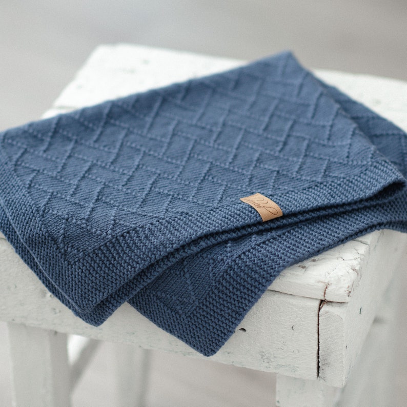 Easy Baby Blanket Knitting Pattern