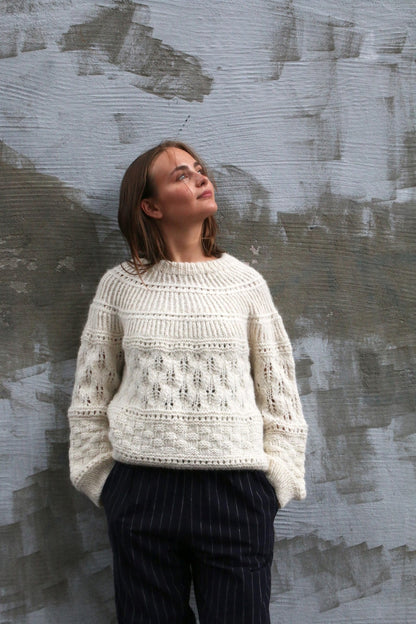 HIPPI Round Yoke Sweater Knitting Pattern