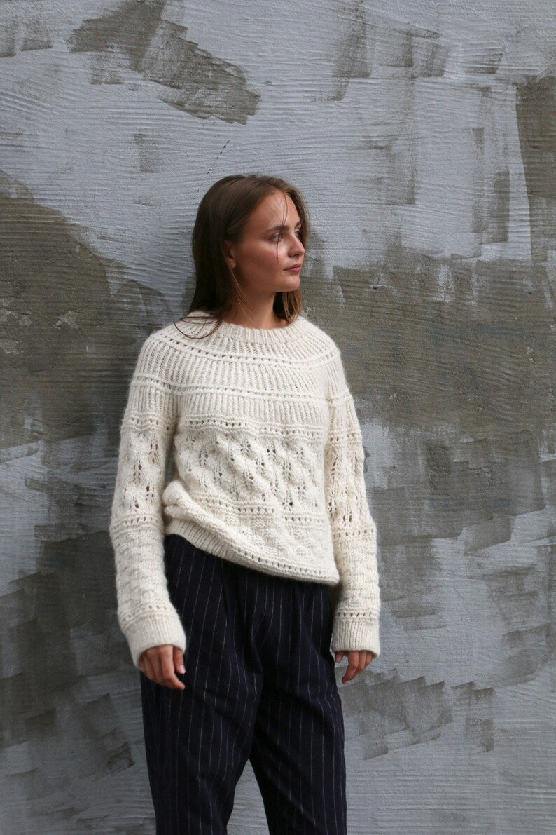 HIPPI Round Yoke Sweater Knitting Pattern