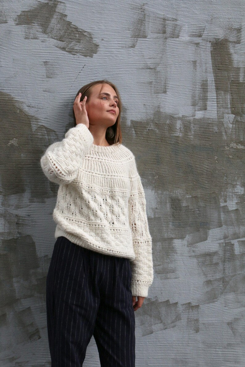 HIPPI Round Yoke Sweater Knitting Pattern