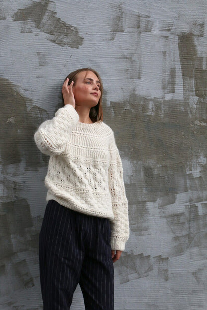 HIPPI Round Yoke Sweater Knitting Pattern