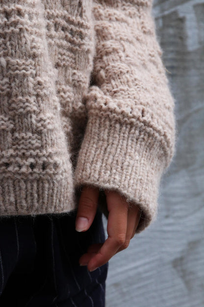 Drop Shoulder Sweater Knitting Pattern