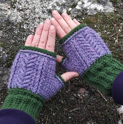 Crochet Fingerless Gloves Pattern