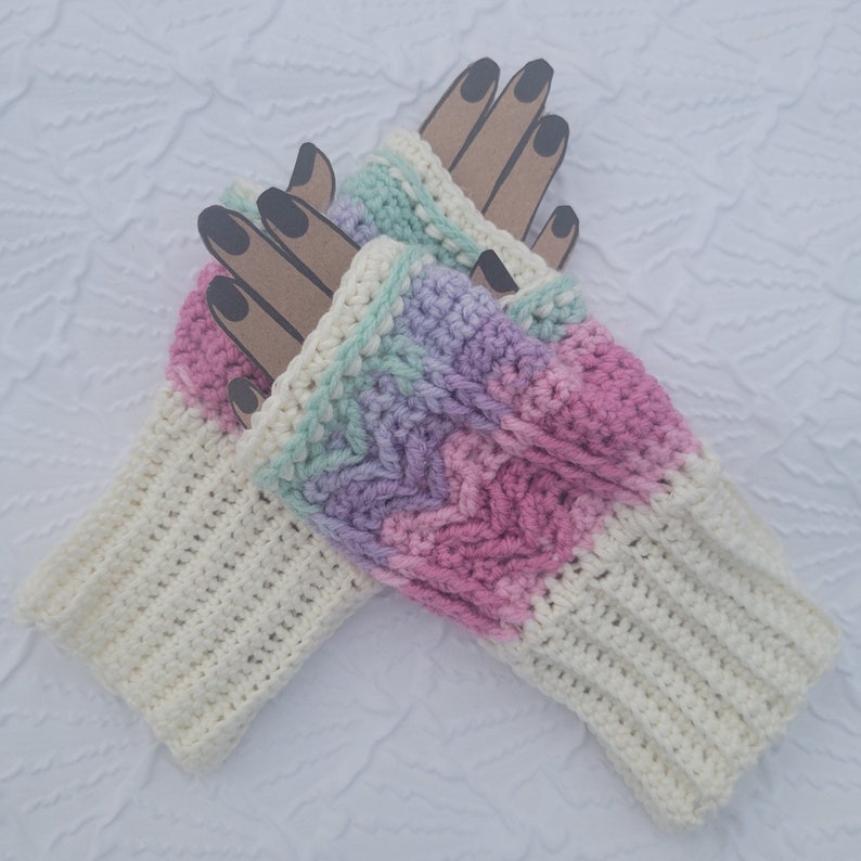 Crochet Fingerless Gloves Pattern