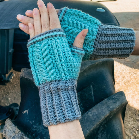 Crochet Fingerless Gloves Pattern