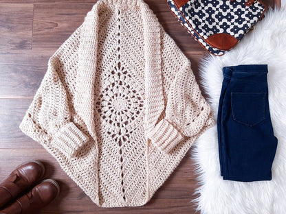 Crochet Dream Catcher Cardi Pattern
