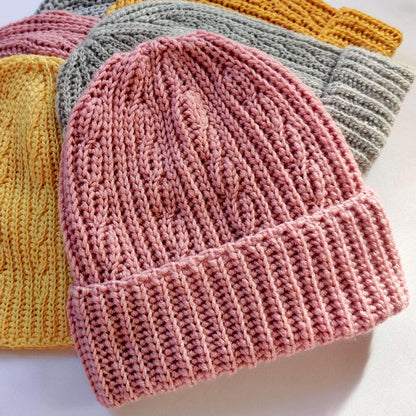Classic Cable Beanie Crochet Pattern