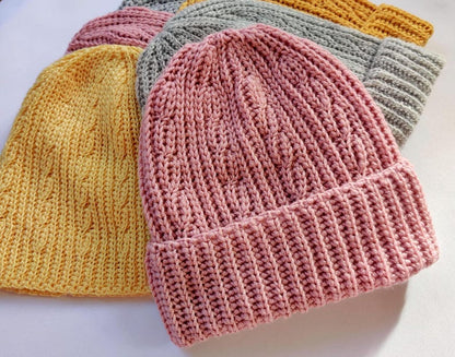 Classic Cable Beanie Crochet Pattern