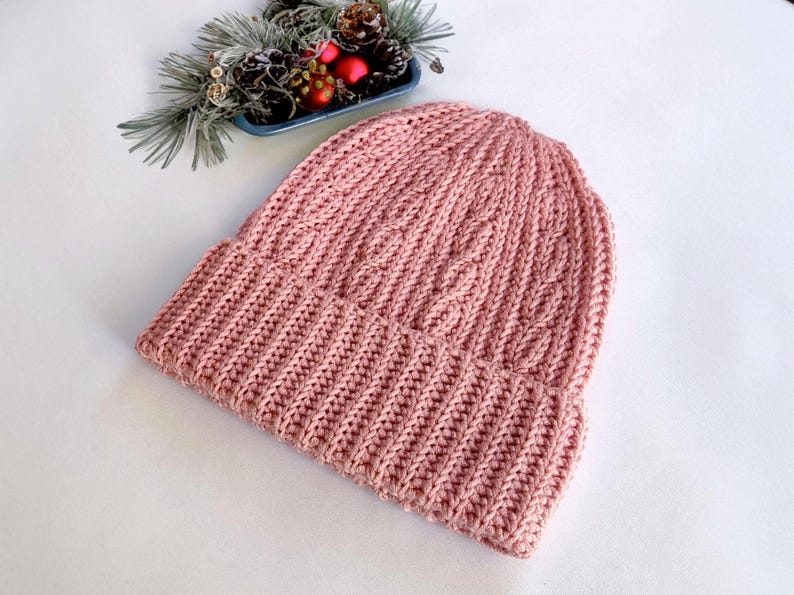 Classic Cable Beanie Crochet Pattern