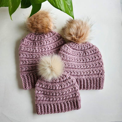 Starry Ridge Crochet Beanie Pattern