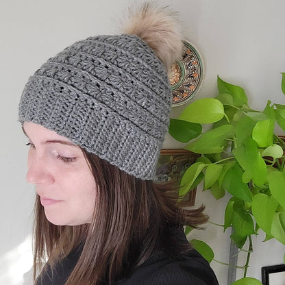 Starry Ridge Crochet Beanie Pattern