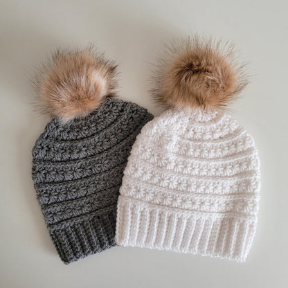 Starry Ridge Crochet Beanie Pattern