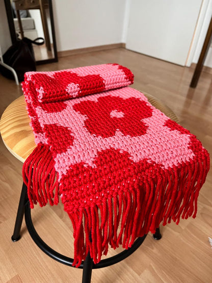 Flower Scarf Flora Crochet Pattern