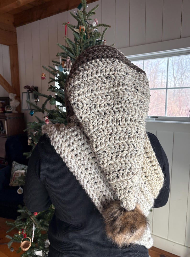 Tawarwaith Hooded Vest crochet pattern