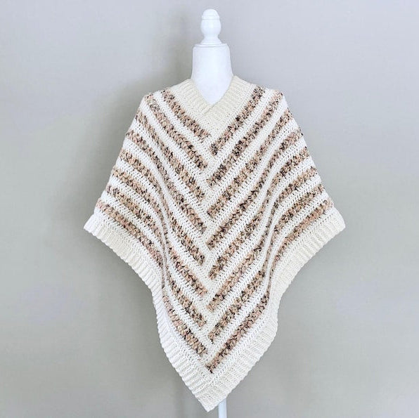 Maple Lodge Poncho Crochet Pattern