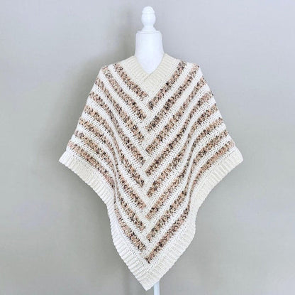 Maple Lodge Poncho Crochet Pattern