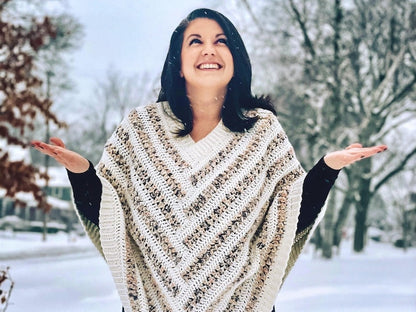 Maple Lodge Poncho Crochet Pattern