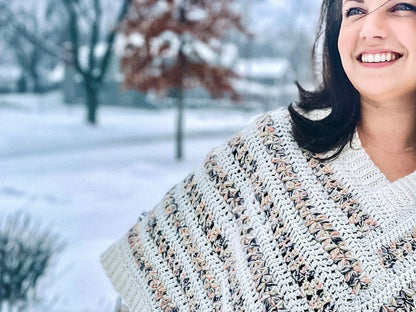 Maple Lodge Poncho Crochet Pattern
