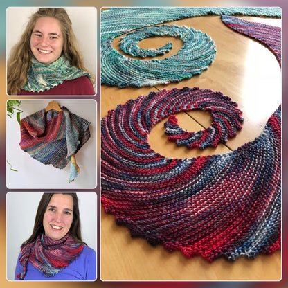 Beginner Garter Stitch Shawl Knitting Pattern