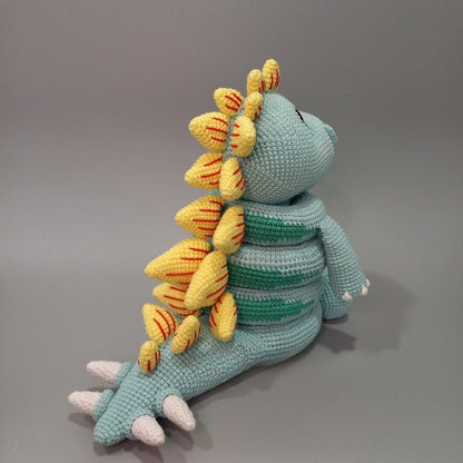 Dino stacking toy crochet pattern