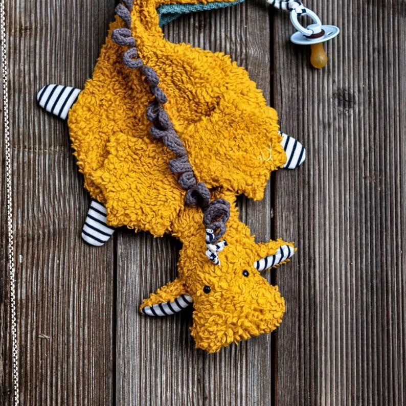 Pacifier-Dragon & Crinkly-Dragon sewing pattern