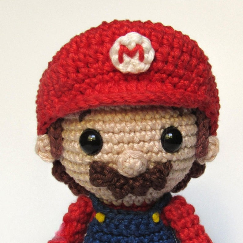 Princess Peach, Mario and Luigi amigurumi doll crochet patterns
