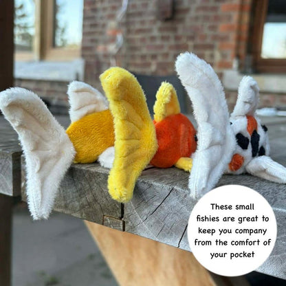 Pocketsize fish plush sewing pattern