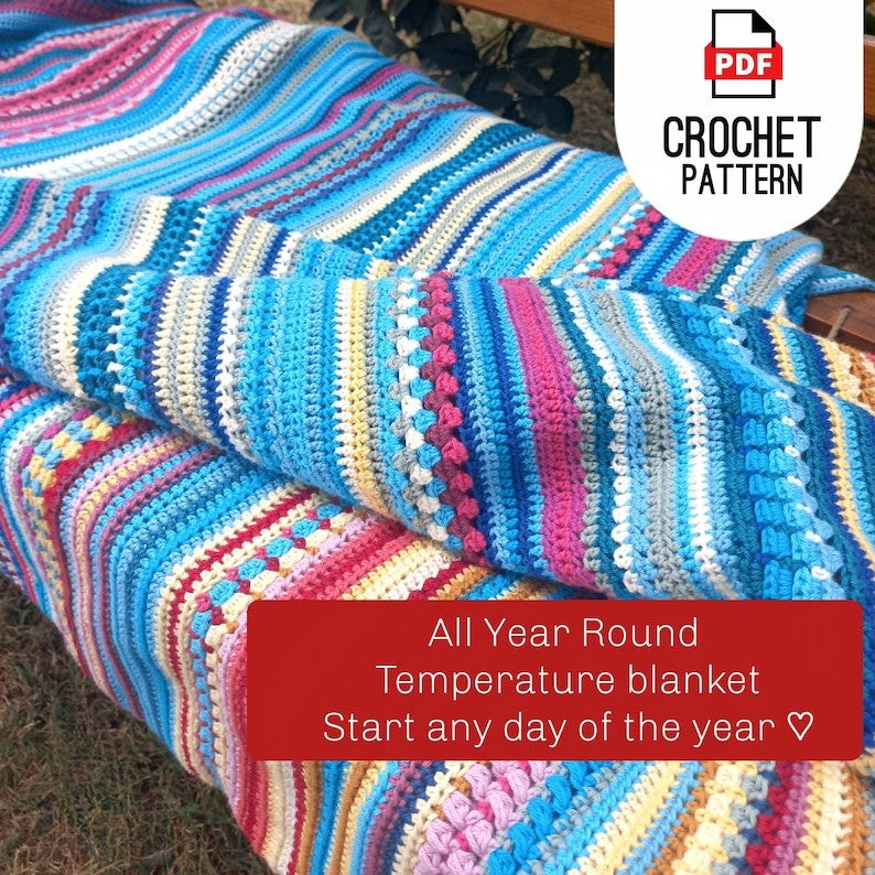 Temperature Blanket Crochet Pattern