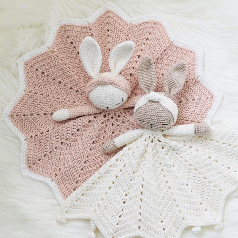 Hattie The Bonnie Bunny Lovey Crochet Pattern
