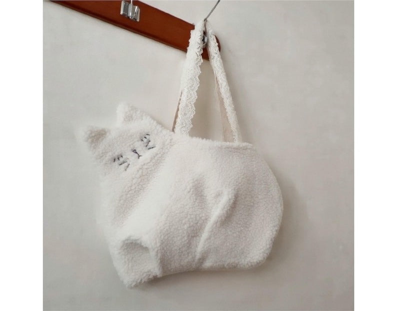 Cat Tote Bag Sewing Pattern