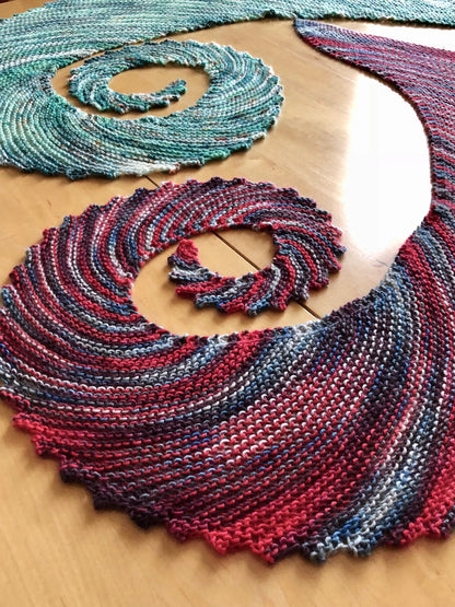Beginner Garter Stitch Shawl Knitting Pattern
