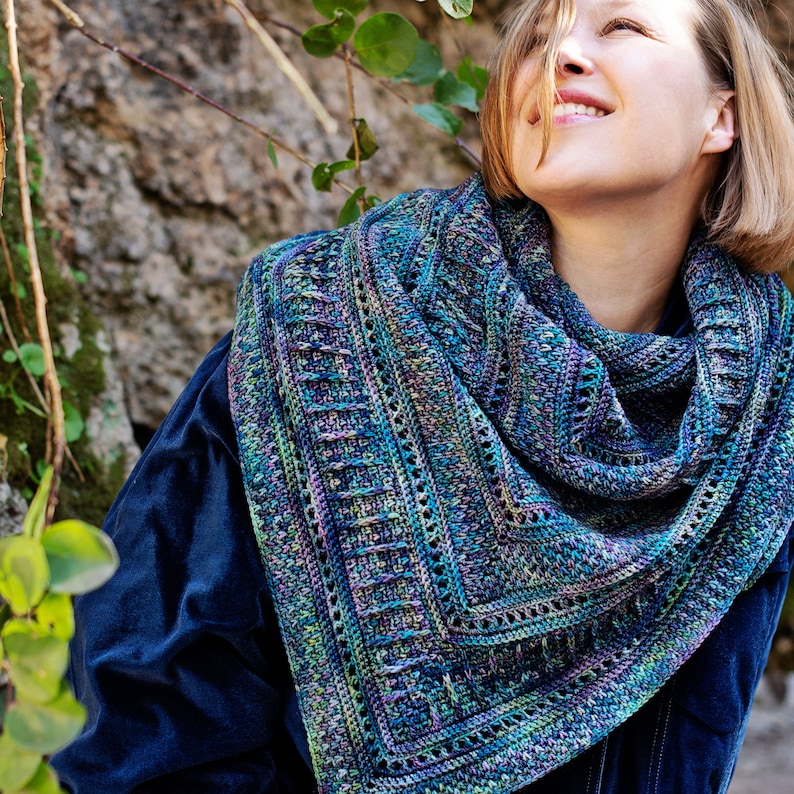 Botanika Shawl Crochet Pattern