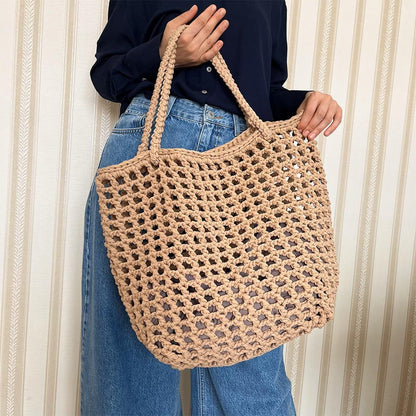 Crochet Mesh Tote Bag Pattern