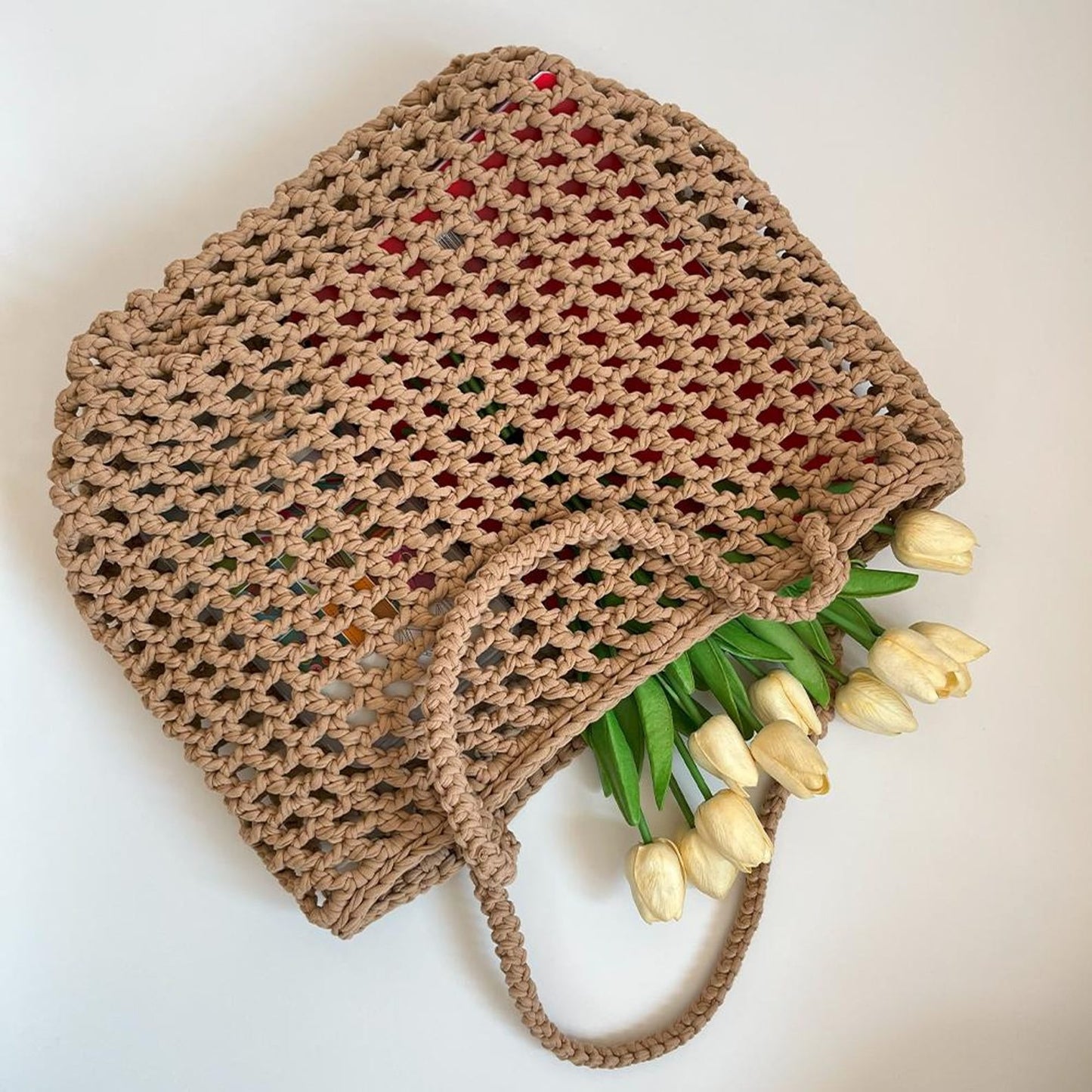 Crochet Mesh Tote Bag Pattern