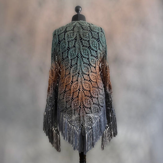 Crochet pattern scarf Mielikki