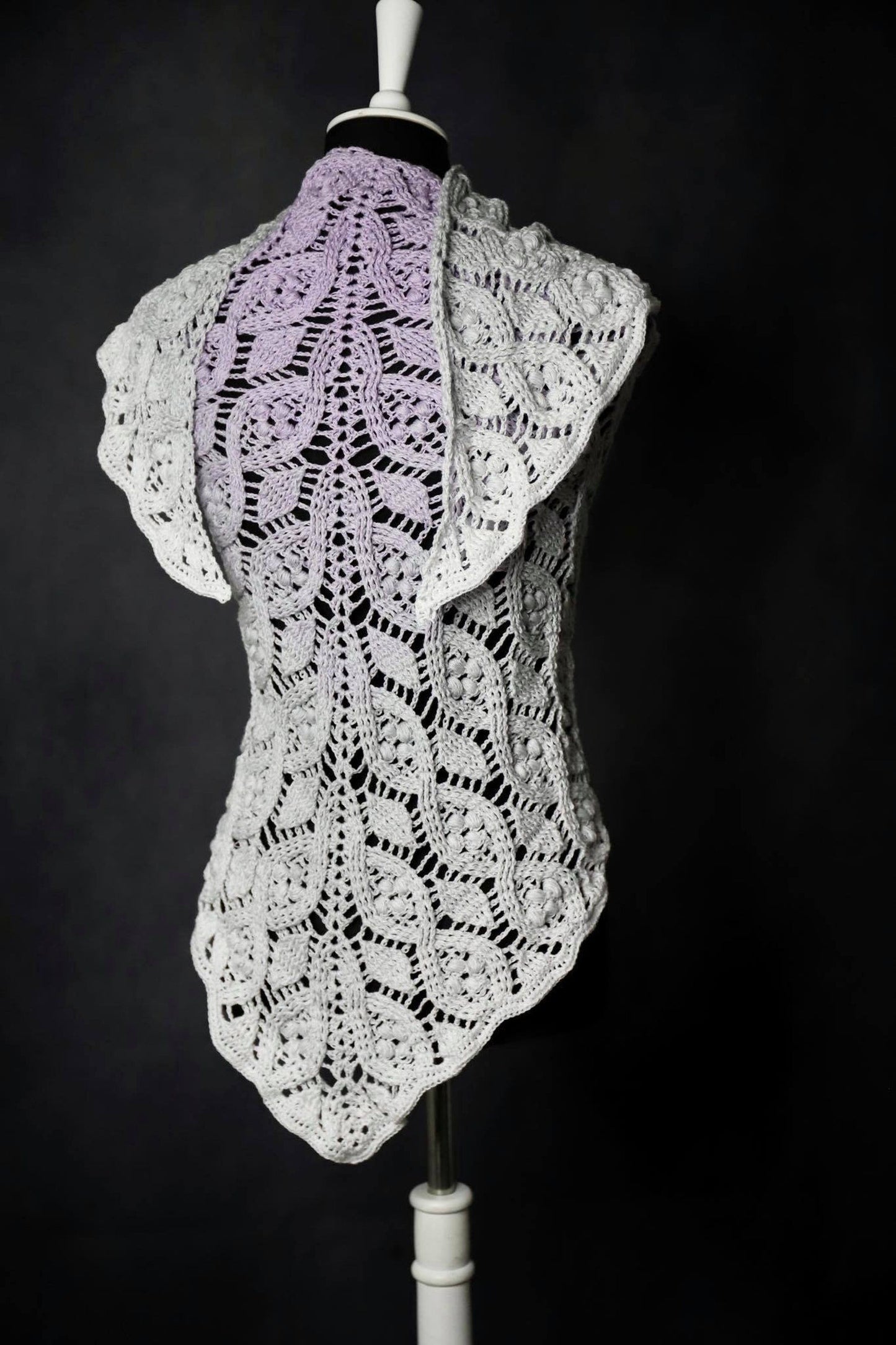 Crochet pattern scarf Mielikki