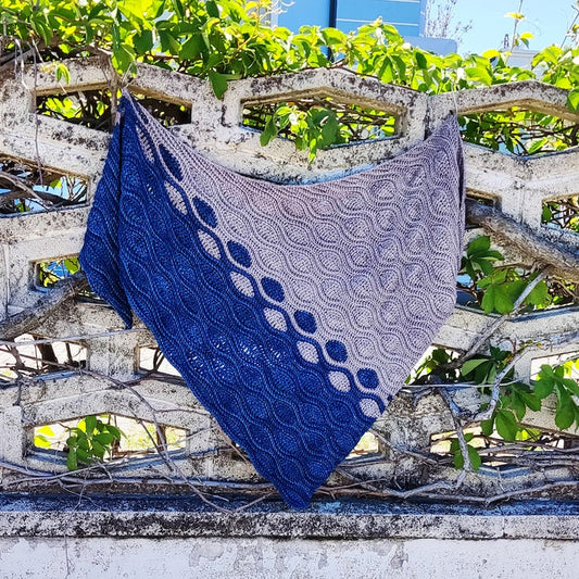 Moonwalk Shawl crochet Pattern