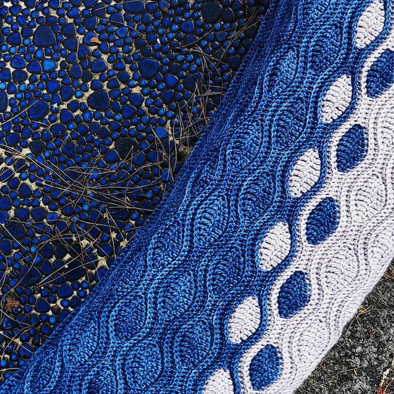 Moonwalk Shawl crochet Pattern