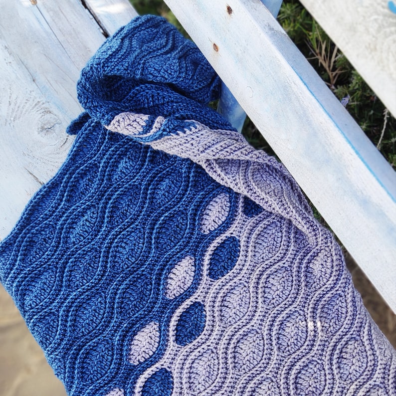 Moonwalk Shawl crochet Pattern