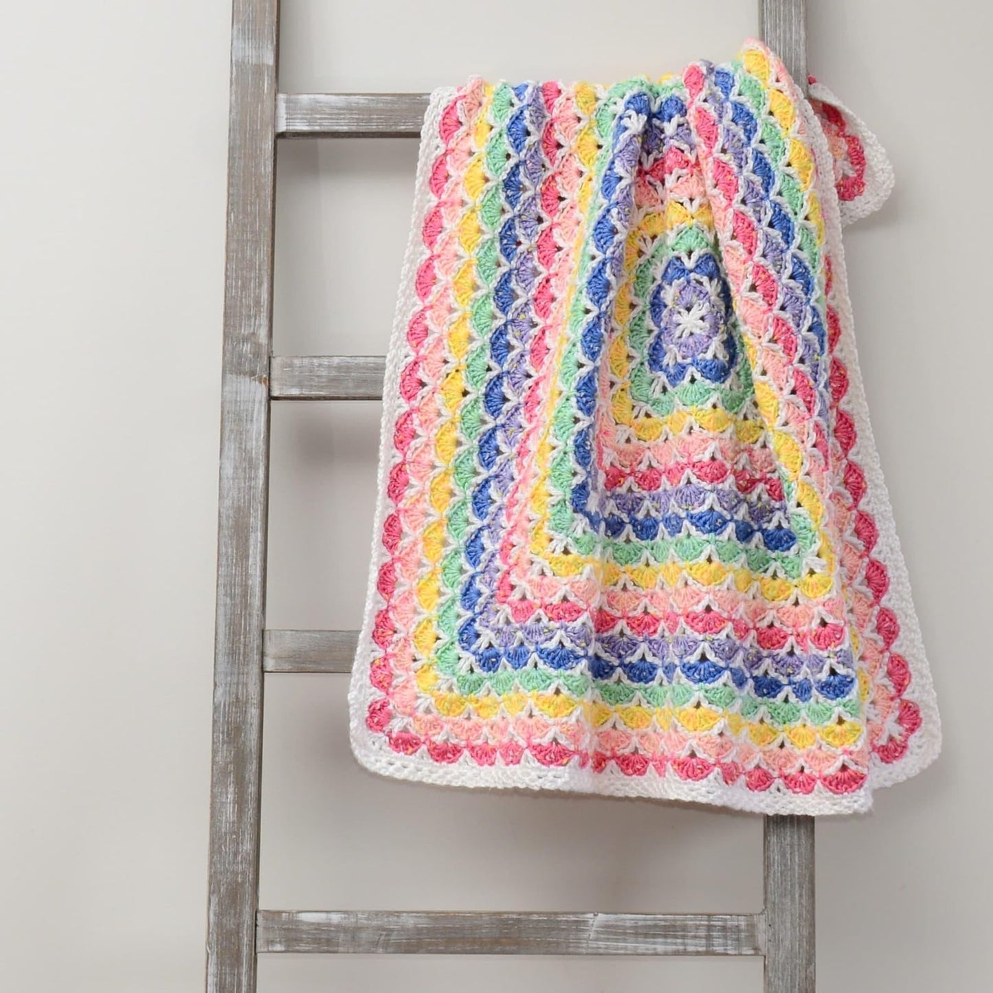 Rainbow Crochet Blanket Pattern