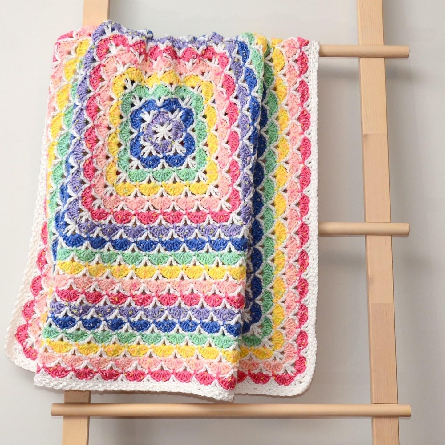 Rainbow Crochet Blanket Pattern
