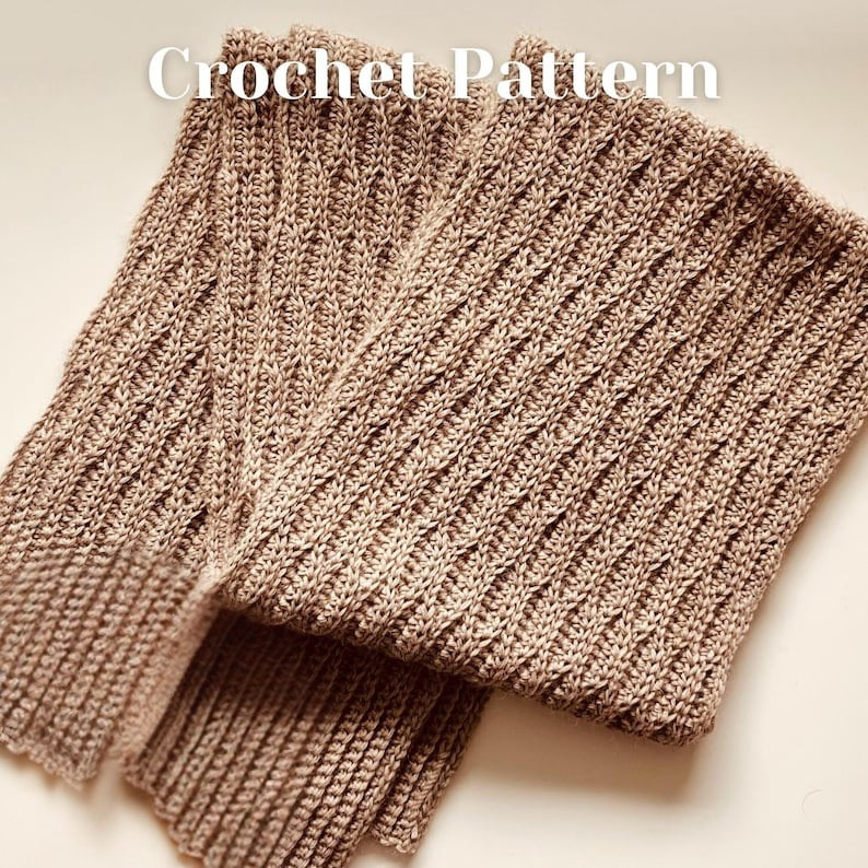 Textured Crochet Scarf Pattern