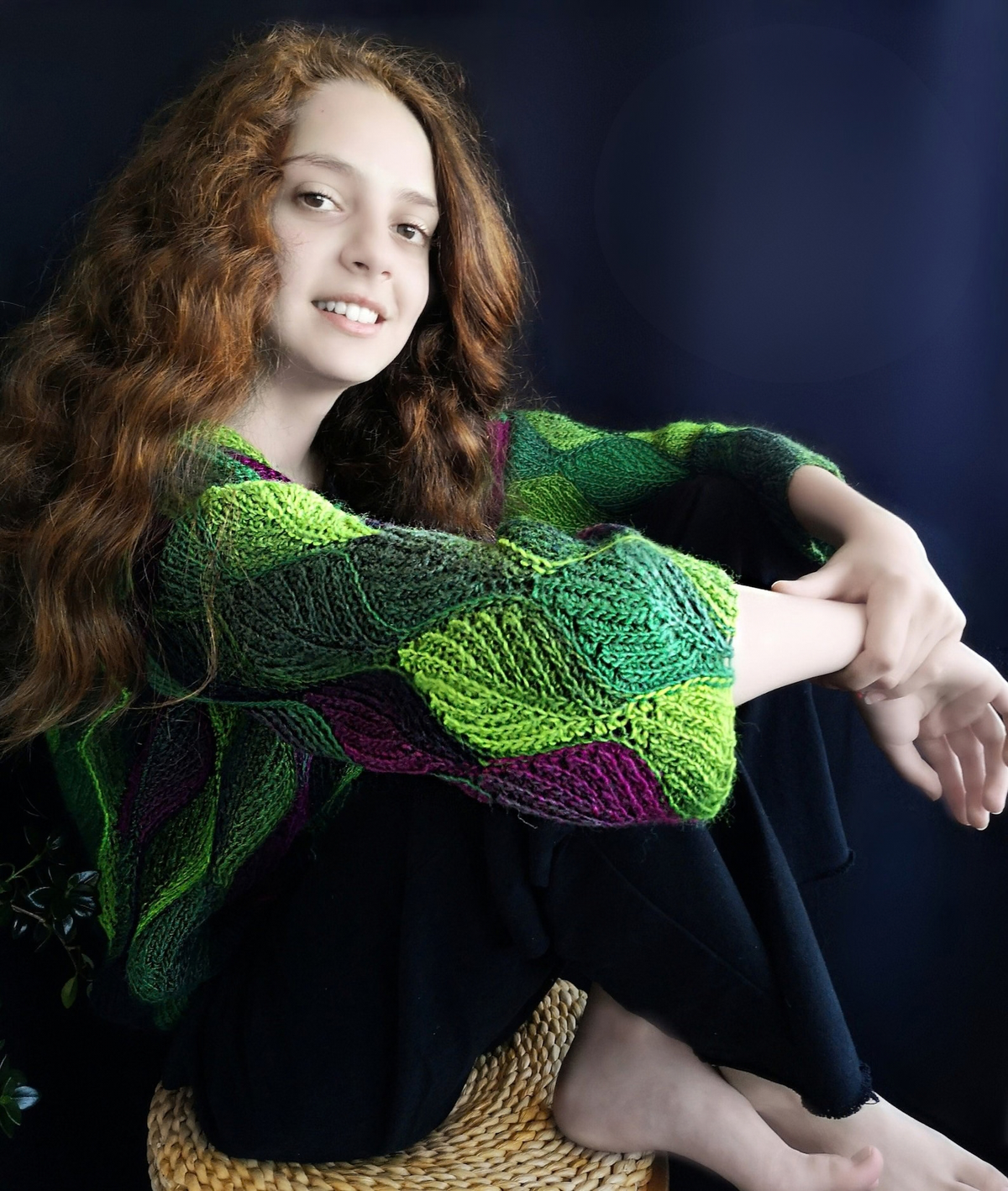CROCHET PATTERN- , Knit-look Jumper