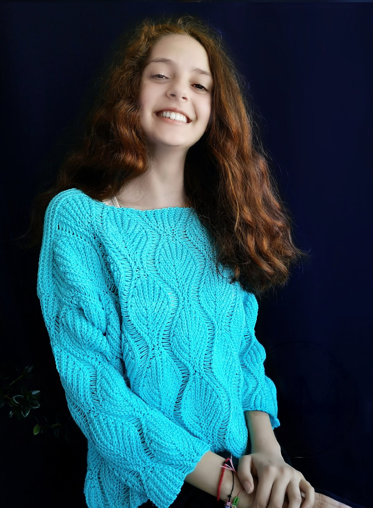 CROCHET PATTERN- , Knit-look Jumper