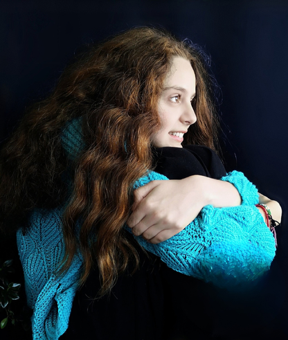 CROCHET PATTERN- , Knit-look Jumper