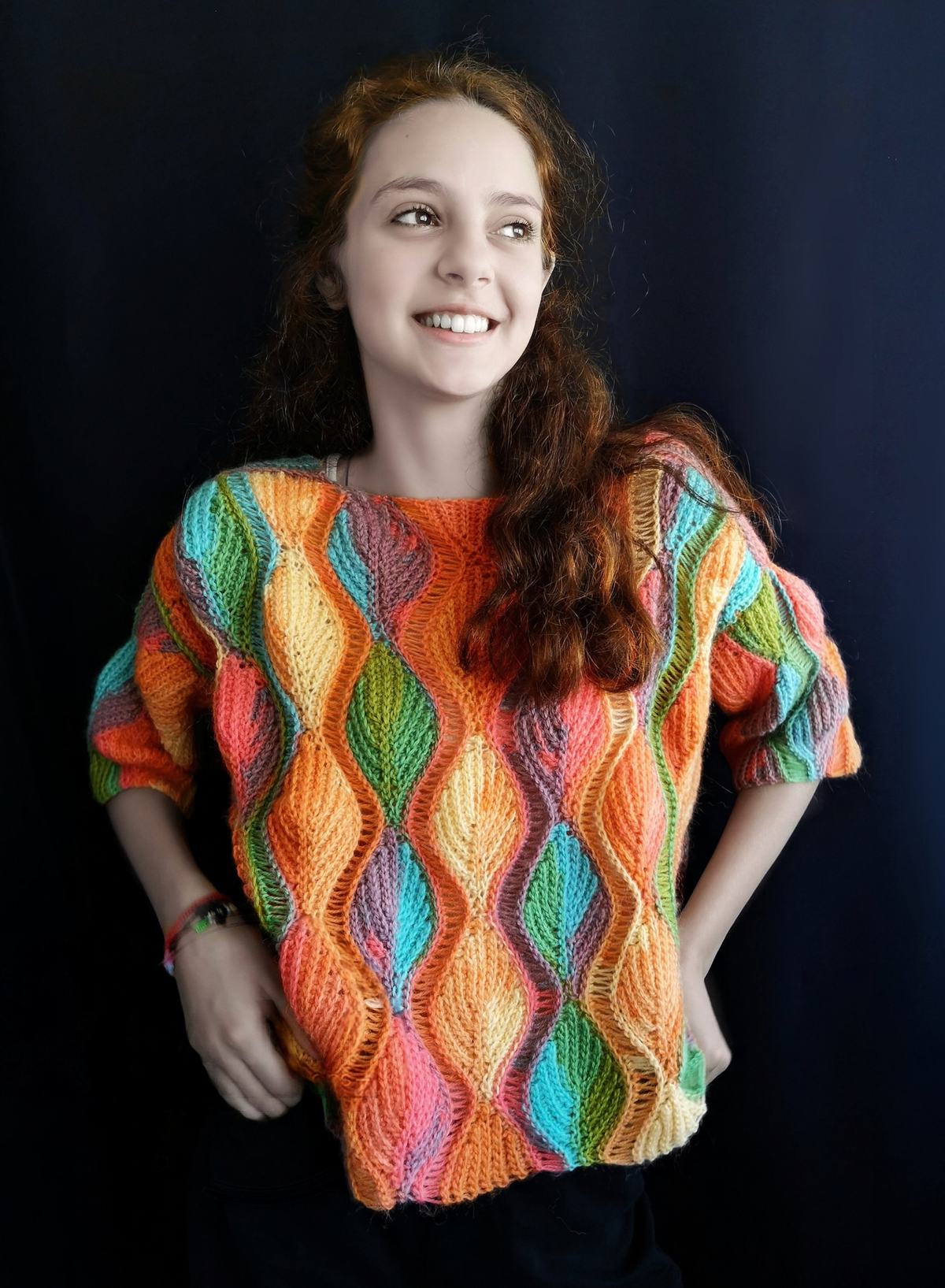 CROCHET PATTERN- , Knit-look Jumper