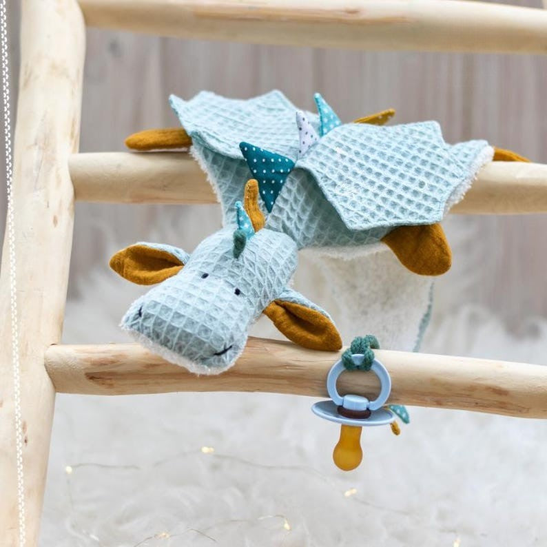 Pacifier-Dragon & Crinkly-Dragon sewing pattern