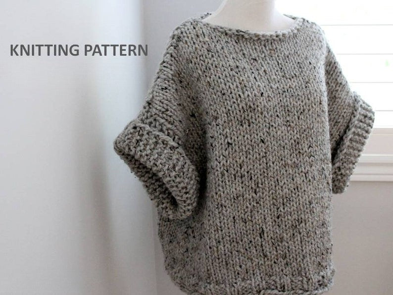 EASY Knit Sweater pattern